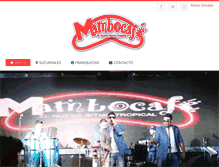 Tablet Screenshot of mambocafe.com.mx